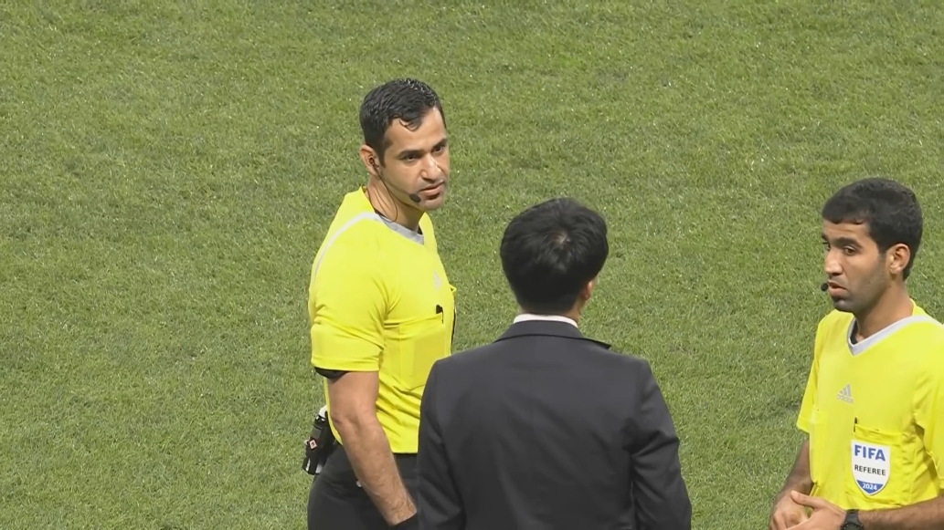  賈西姆執(zhí)法亞冠海港客戰(zhàn)神戶勝利船，此前主哨國足0-7日本