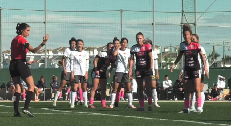  唐佳麗梅開(kāi)二度、邵子欽破門(mén)，中國(guó)女足3-2擊敗Alhama俱樂(lè)部女足