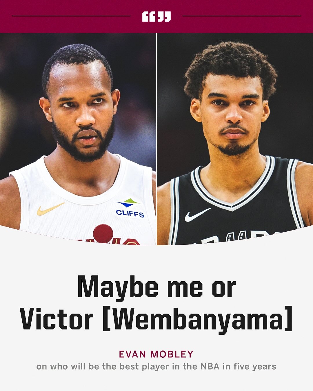  未來5年NBA最好的球員會是誰？莫布里：可能是我或者文班亞馬