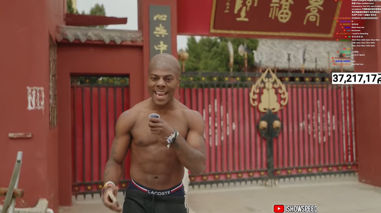  光頭造型！Speed中國(guó)行來(lái)到鄭州少林寺，上香拜佛學(xué)功夫