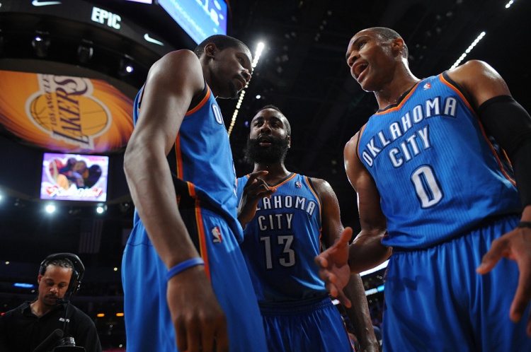  雷霆三少得分全部進(jìn)入歷史前20！他們是NBA歷史最大的如果嗎？